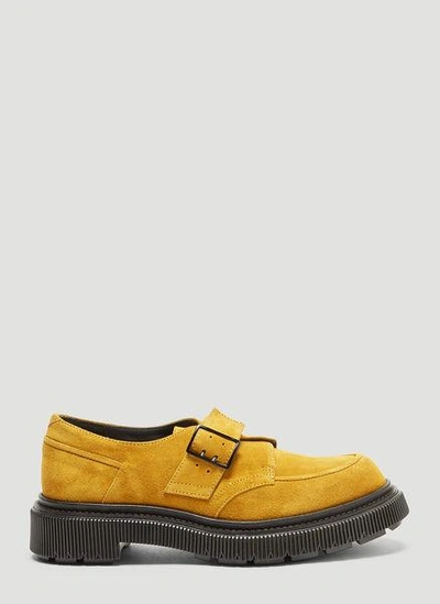 Adieu Type 119 Suede Shoes In Mustard