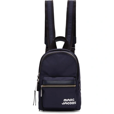 Marc Jacobs Navy Mini Backpack In 415 Midnigh