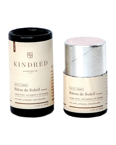 Kindred Skincare Co. Baton De Soleil Organic Stick Sunscreen Spf 22, 1.5 Oz./ 44 ml In Beige