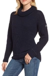 Canada Goose Williston Wool Turtleneck Sweater In Navy