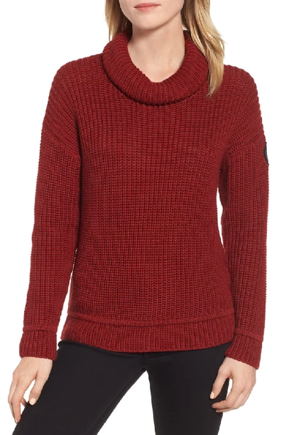 Canada Goose Williston Wool Turtleneck Sweater In Redwood