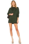 Lovers & Friends Lovers + Friends Jenn Sweatshirt Dress In Green. In Jade