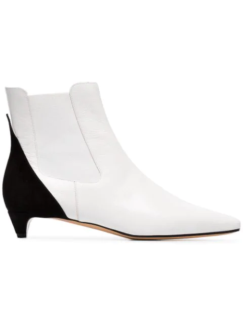 two tone chelsea boots
