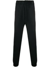 Sacai Drawstring Track Trousers In Blue