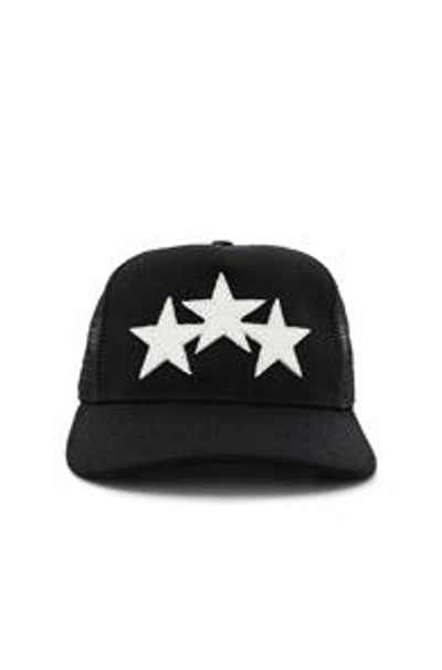 Amiri Star Print Baseball Cap In Black