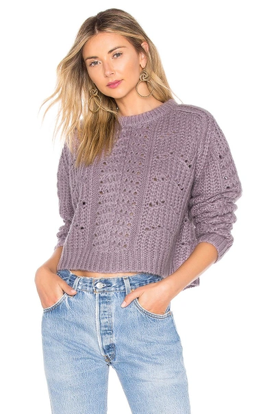 Astr Georgia Sweater In Lilac