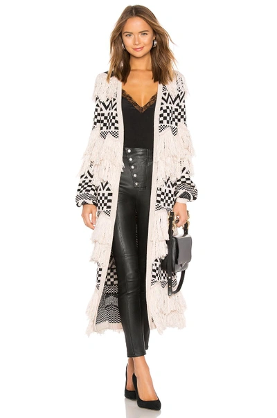 House Of Harlow 1960 X Revolve Ash Duster In Bone