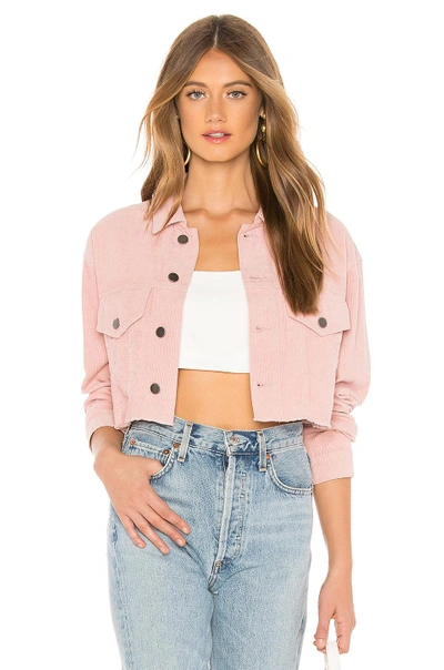 By The Way. Markie Cropped Jacket In Blush Pink