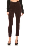 Citizen Of Humanity Citizens Of Humanity Olivia High Rise Corduroy In Raisin