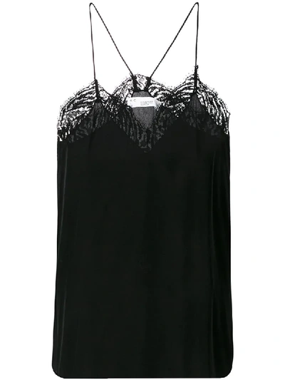 Iro Lace Camisole Top In Black