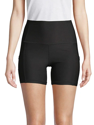 Reebok High-rise Active Shorts In Black