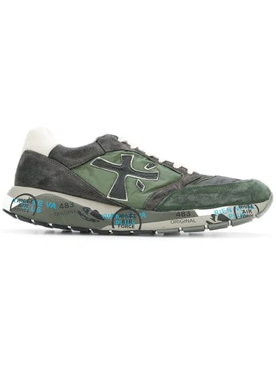 Premiata Zac-zac Sneakers In Verde/grigio
