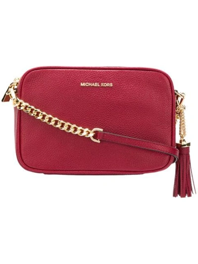 Michael Michael Kors Crossbody Camera Bag In Red