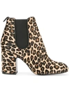 Laurence Dacade Mia Leopard-print Ankle Boots In Black