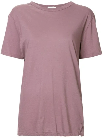 Bassike Classic Wide T-shirt In Pink
