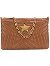 Stella Mccartney Star Embellished Bag In Brown