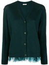 P.a.r.o.s.h Cropped Flared Trousers In Green