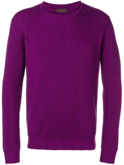 Altea Ribbed Knit Sweater In Pink