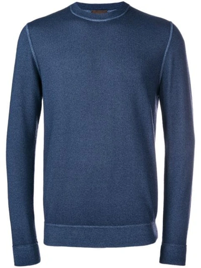 Altea Round Neck Sweater In Blue