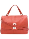 Zanellato Wave Pattern Tote Bag - Red