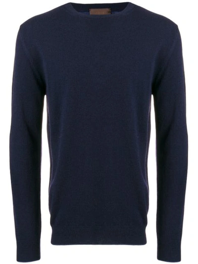 Altea Round Neck Sweater In Blue