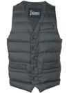 Herno Quilted Grey Waistcoat