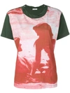 Jw Anderson J.w. Anderson Lovers Print T-shirt In Rosa/verde