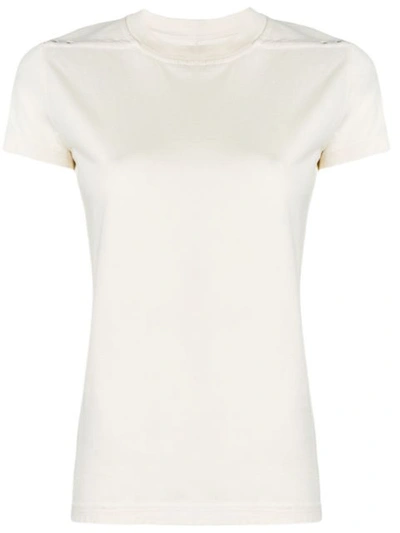 Rick Owens Round Neck T-shirt In Neutrals