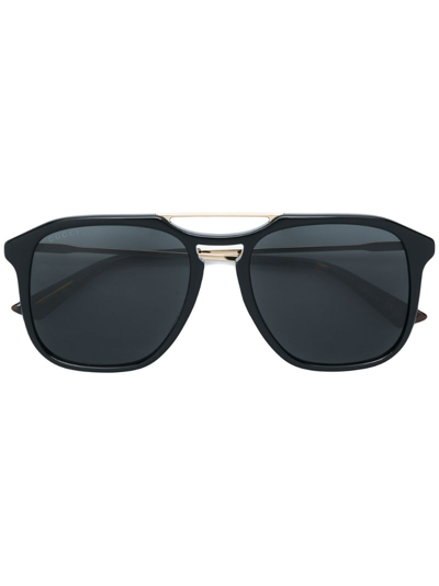 Gucci Square-frame Acetate Sunglasses In Black