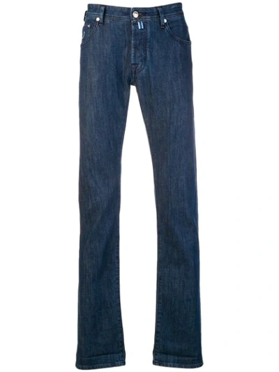 Jacob Cohen Straight Cut Jeans In Blue