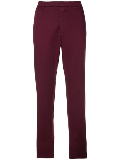 Hope High-waisted Cropped Trousers - Pink
