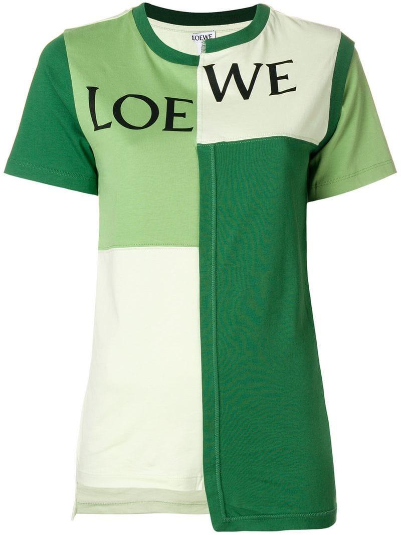 loewe patchwork shirt