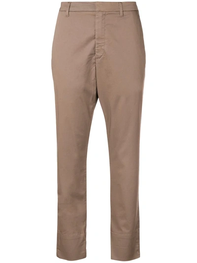 Hope High-waisted Cropped Trousers - Neutrals