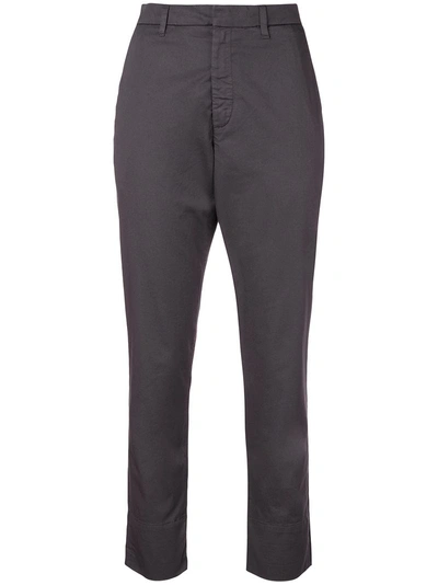 Hope High-waisted Cropped Trousers - Grey