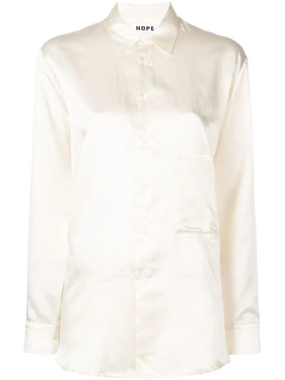 Hope Buttoned Shirt - White