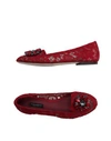 Dolce & Gabbana Loafers In Red