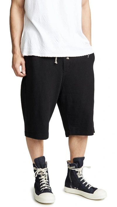 Rick Owens Drkshdw Astaire Pod Shorts In Black