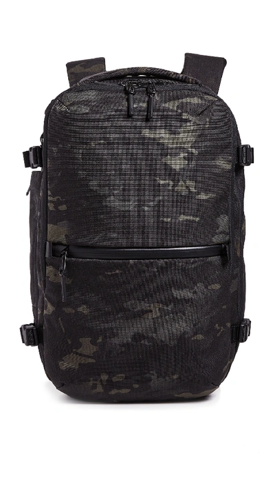 Aer Camo Collection Cordura Carry-on Backpack In Black Camo