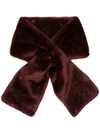 Venus Cross Over Scarf In Brown