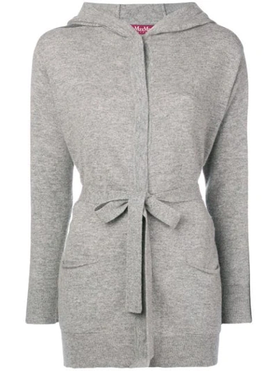 Max Mara Studio Hooded Cardigan - Grey