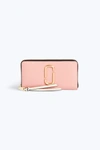 Marc Jacobs Snapshot Standard Continental Wallet In Coral Multi