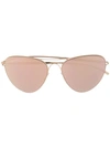 Mykita X Maison Margiela Champagne Gold Sunglasses