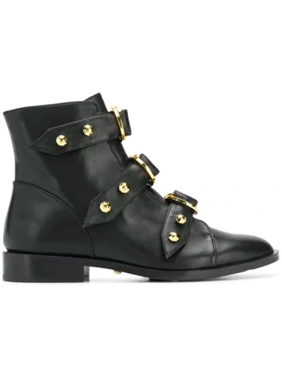 Kat Maconie Elsie Nappa Leather Ankle Boots In Black