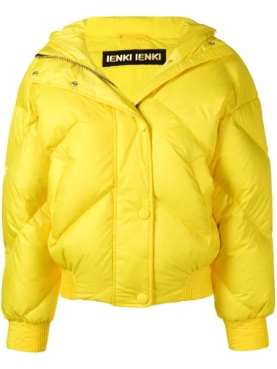 Ienki Ienki Padded Hooded Jacket In Blazing Yellow