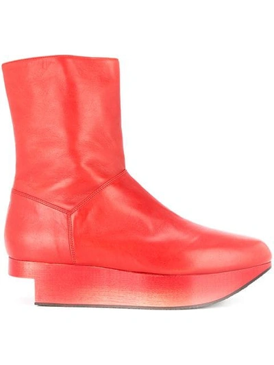 Vivienne Westwood Rocking Horse Boots In Red