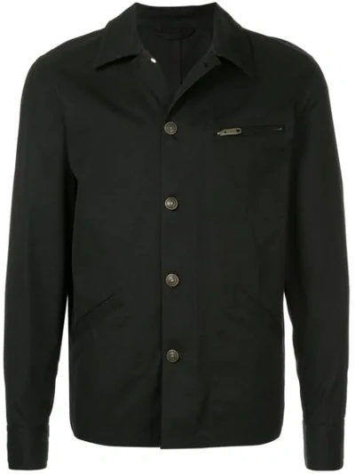 Cerruti 1881 Buttoned Jacket In Black