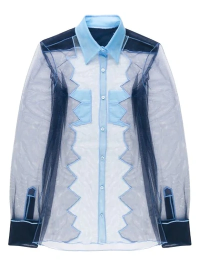 Viktor & Rolf Classic Cut Shirt In Blue