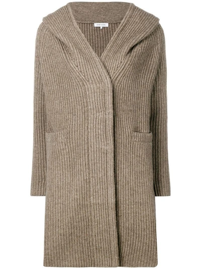 Philo-sofie Knitted Cardi-coat - Brown