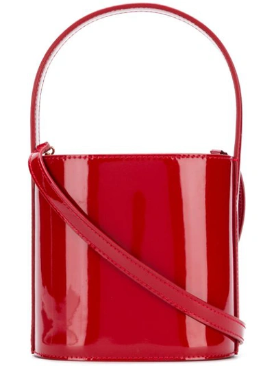 Staud Bissett Bucket Bag In Red