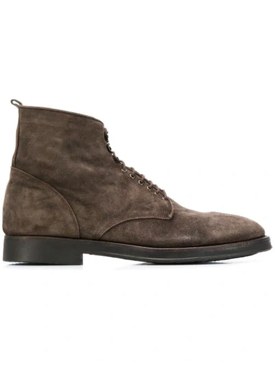 Alberto Fasciani Lace-up Ankle Boots - Brown